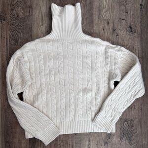 Sunday Best Cable Knit Turtleneck Sweater